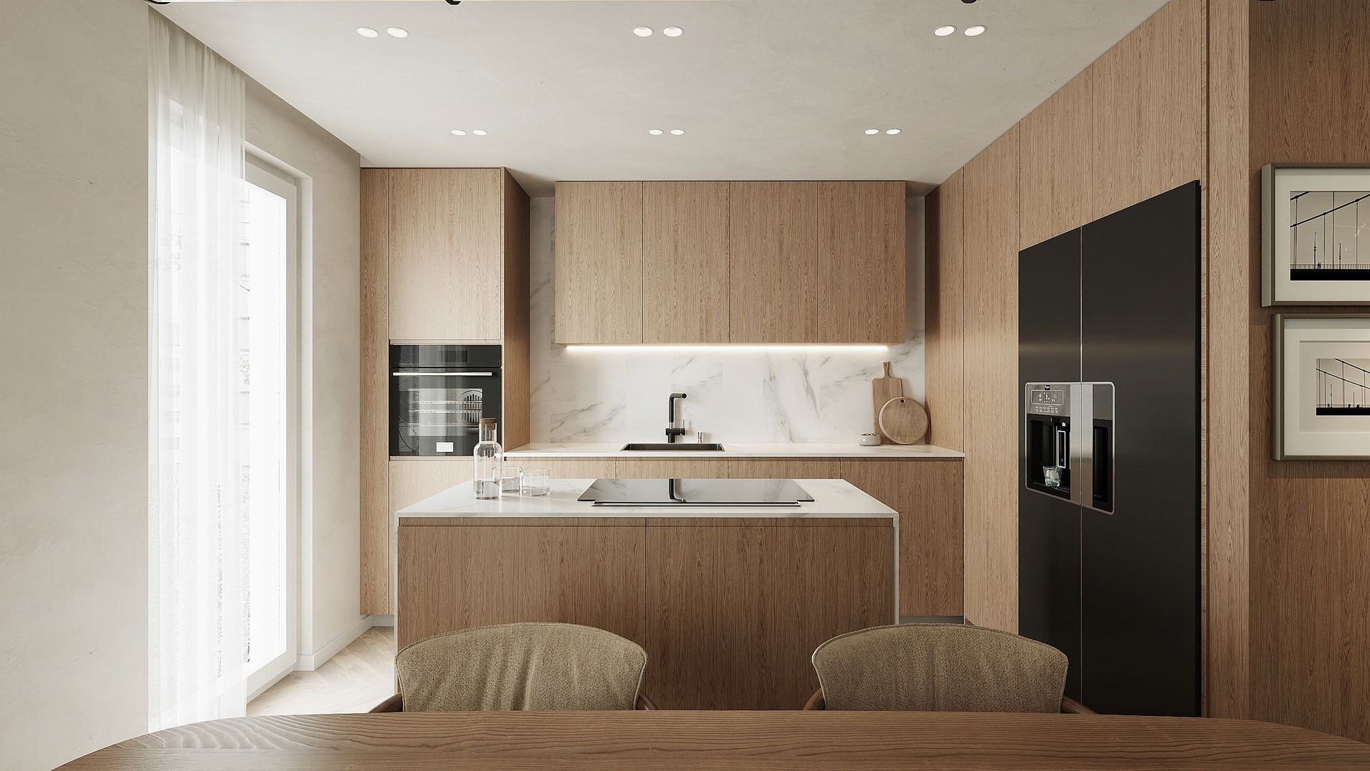 warm tones apartment
